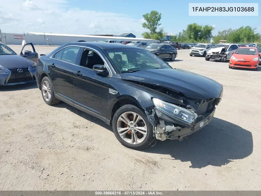 2018 Ford Taurus Sel VIN: 1FAHP2H83JG103688 Lot: 39868216