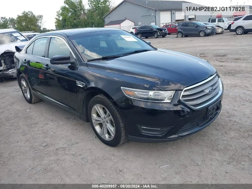 1FAHP2E82JG117828 2018 Ford Taurus Sel