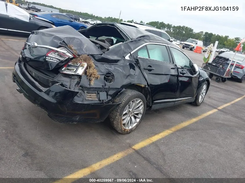 1FAHP2F8XJG104159 2018 Ford Taurus Limited