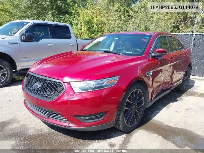 2018 Ford Taurus Sel VIN: 1FAHP2E85JG114079 Lot: 40418885