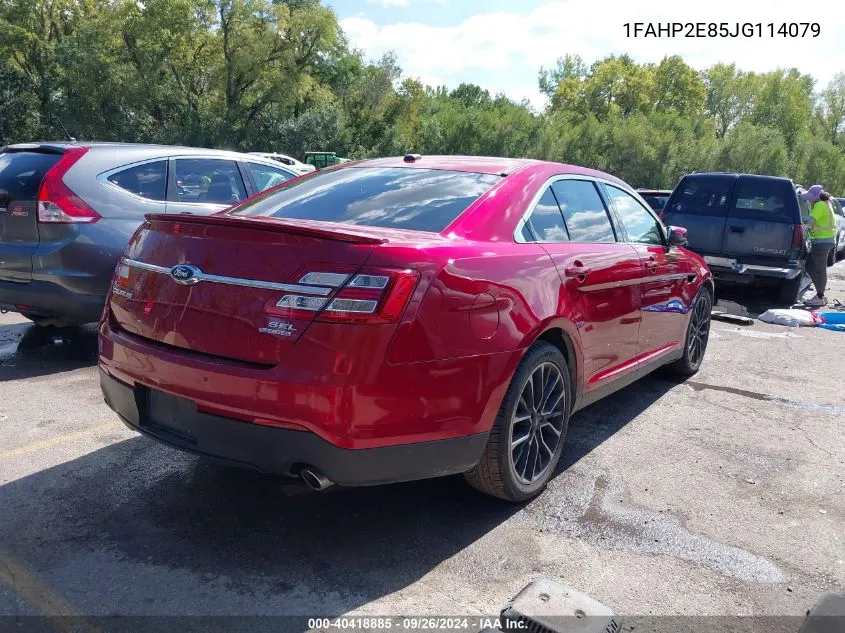 1FAHP2E85JG114079 2018 Ford Taurus Sel