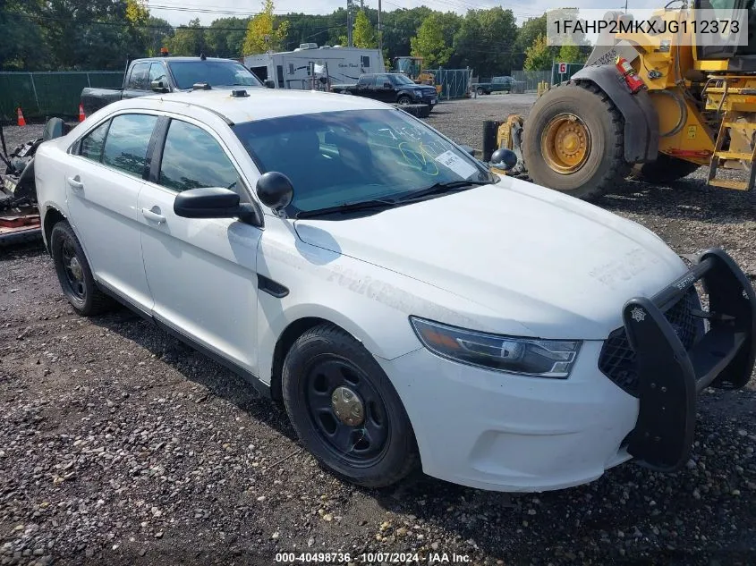 2018 Ford Taurus Police Interceptor VIN: 1FAHP2MKXJG112373 Lot: 40498736