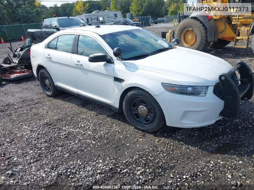 2018 Ford Taurus Police Interceptor VIN: 1FAHP2MKXJG112373 Lot: 40498736