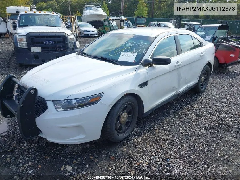 2018 Ford Taurus Police Interceptor VIN: 1FAHP2MKXJG112373 Lot: 40498736