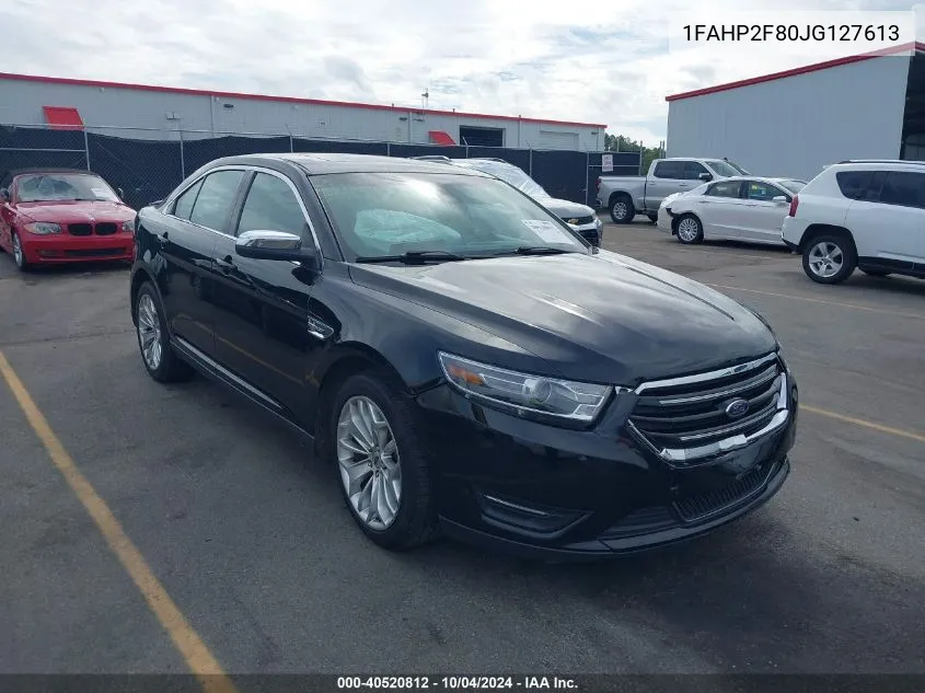 2018 Ford Taurus Limited VIN: 1FAHP2F80JG127613 Lot: 40520812