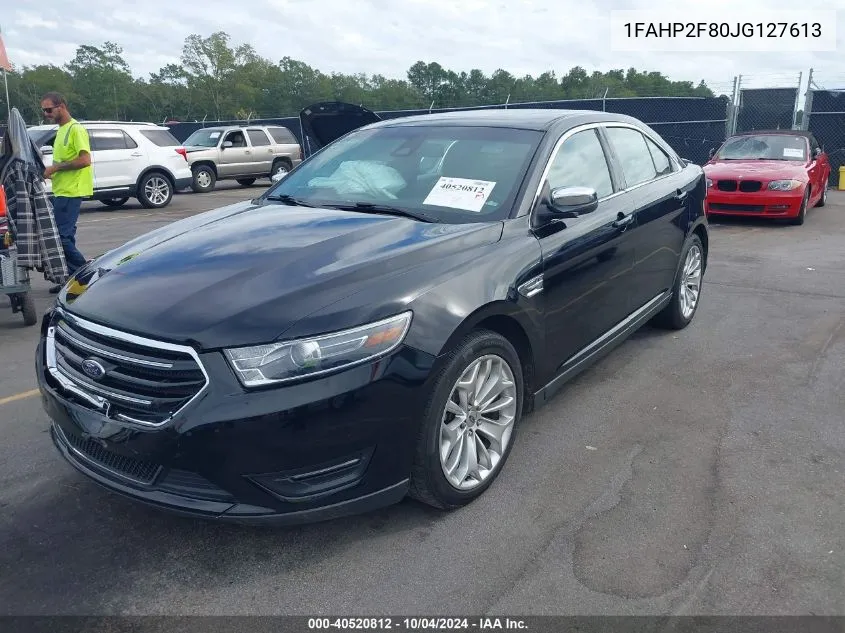 2018 Ford Taurus Limited VIN: 1FAHP2F80JG127613 Lot: 40520812