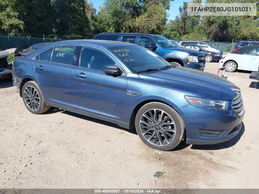 1FAHP2E80JG101031 2018 Ford Taurus Sel