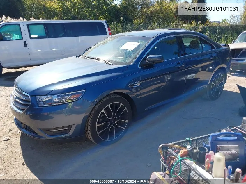 1FAHP2E80JG101031 2018 Ford Taurus Sel