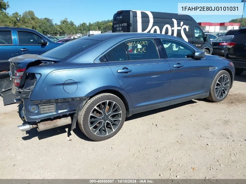 1FAHP2E80JG101031 2018 Ford Taurus Sel