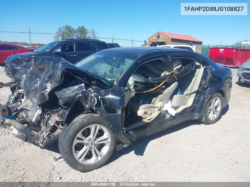 2018 Ford Taurus Se VIN: 1FAHP2D88JG108827 Lot: 40551792