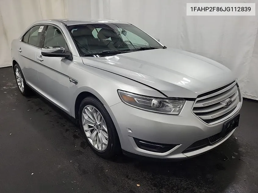 2018 Ford Taurus Limited VIN: 1FAHP2F86JG112839 Lot: 40604100