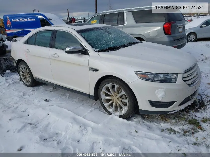 2018 Ford Taurus Limited VIN: 1FAHP2J83JG124521 Lot: 40621579