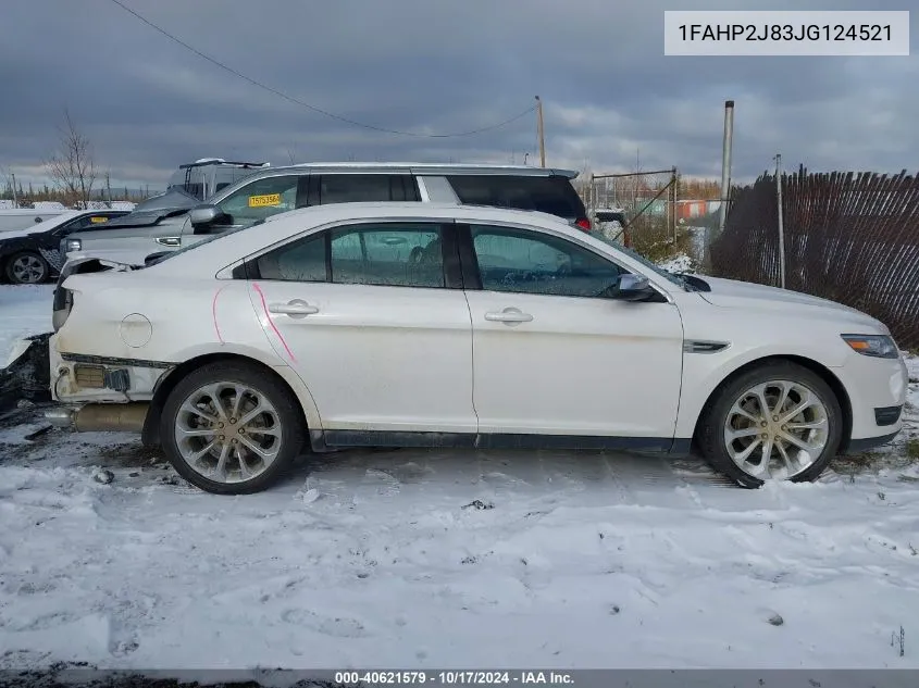 2018 Ford Taurus Limited VIN: 1FAHP2J83JG124521 Lot: 40621579