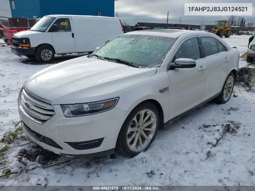 2018 Ford Taurus Limited VIN: 1FAHP2J83JG124521 Lot: 40621579