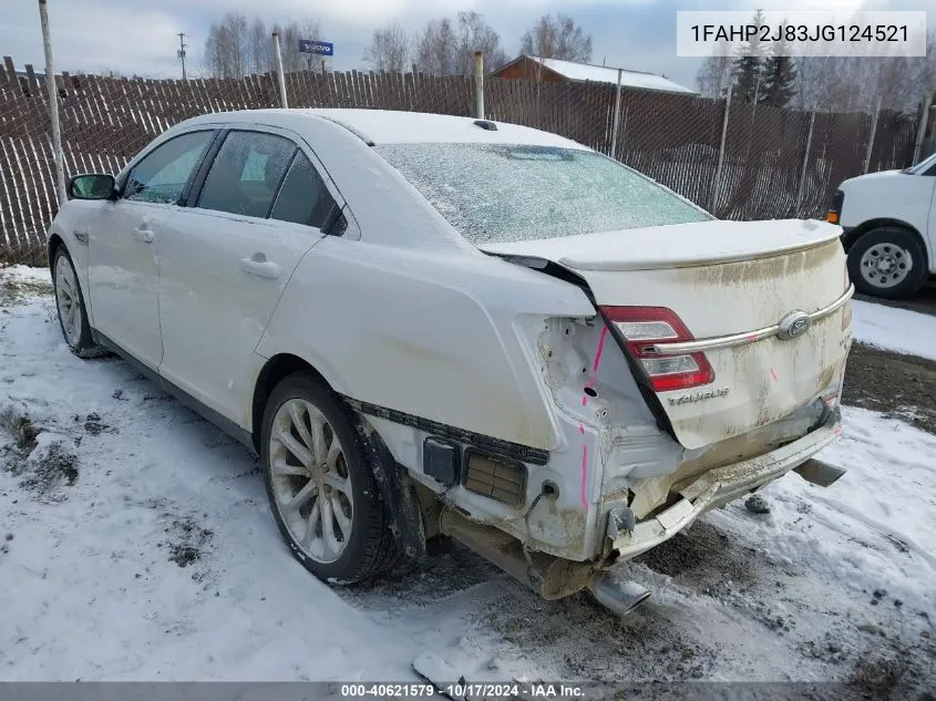 2018 Ford Taurus Limited VIN: 1FAHP2J83JG124521 Lot: 40621579