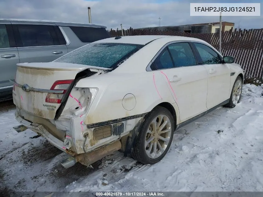 2018 Ford Taurus Limited VIN: 1FAHP2J83JG124521 Lot: 40621579