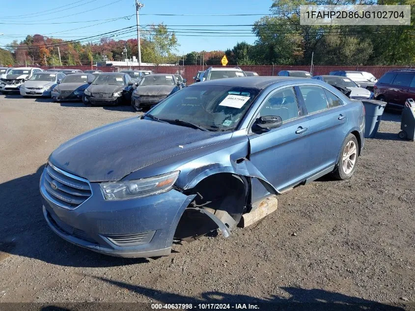 2018 Ford Taurus Se VIN: 1FAHP2D86JG102704 Lot: 40637998