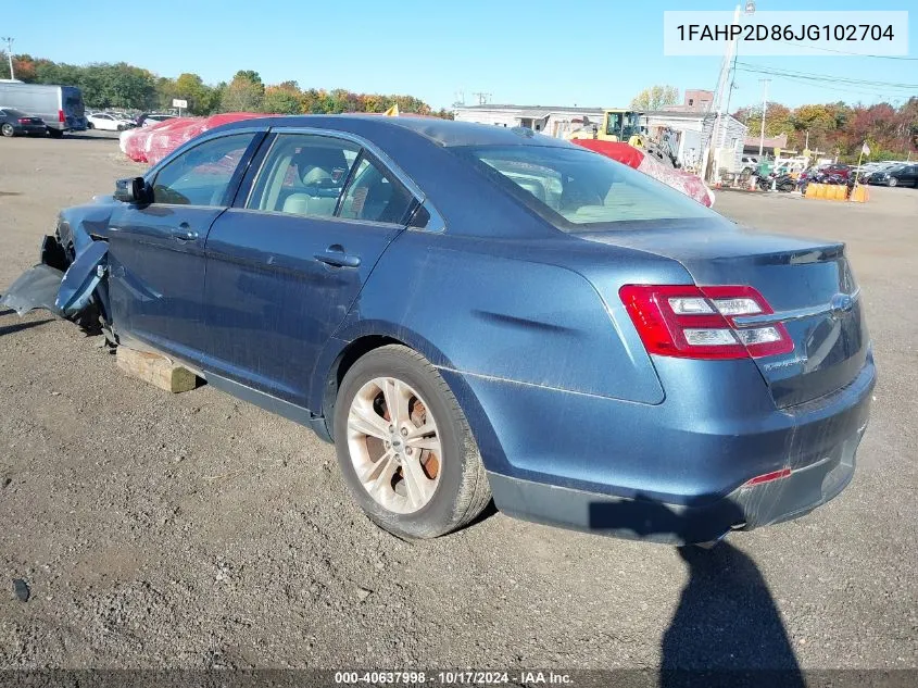 2018 Ford Taurus Se VIN: 1FAHP2D86JG102704 Lot: 40637998