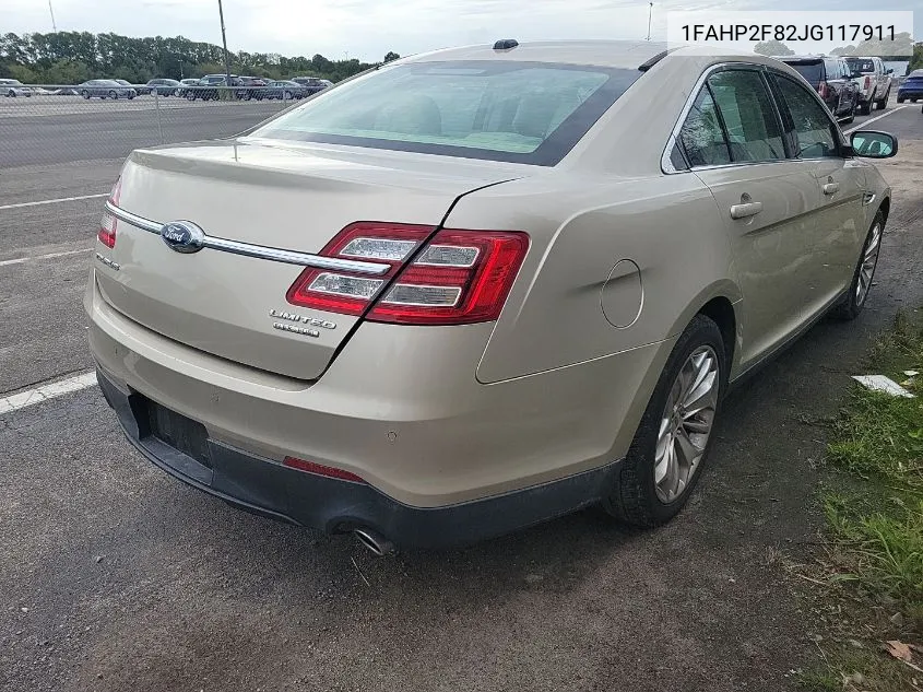 2018 Ford Taurus Limited VIN: 1FAHP2F82JG117911 Lot: 40662441