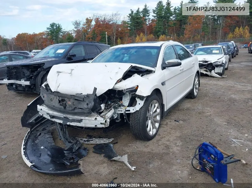 2018 Ford Taurus Limited VIN: 1FAHP2J83JG124499 Lot: 40663960