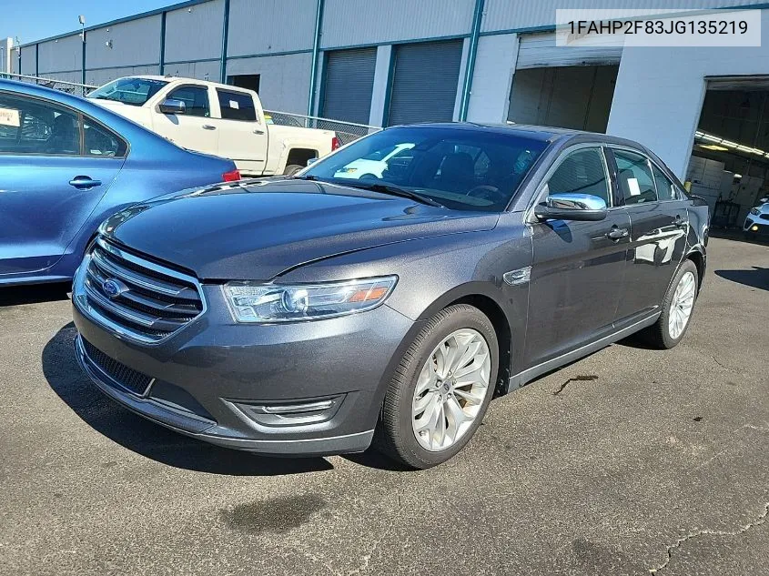 2018 Ford Taurus Limited VIN: 1FAHP2F83JG135219 Lot: 40680835