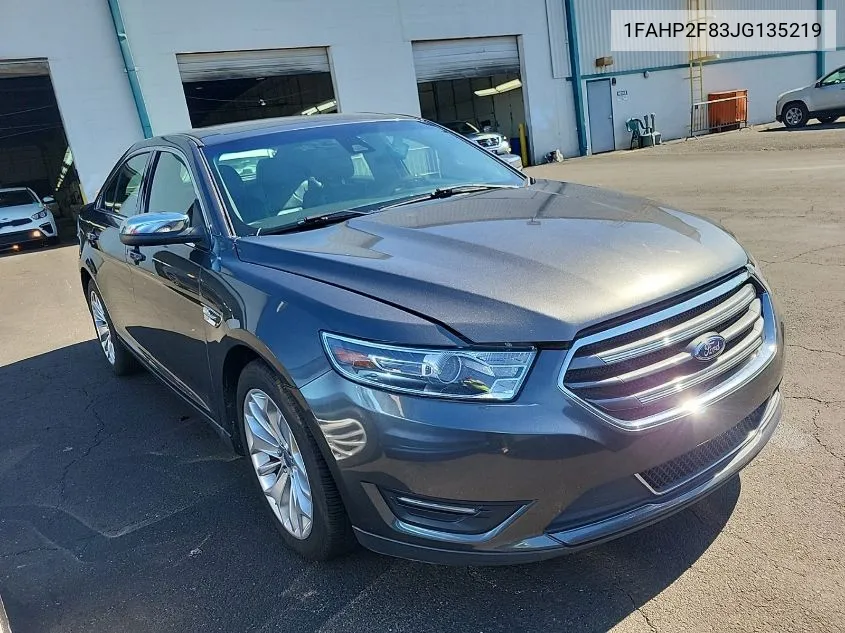 2018 Ford Taurus Limited VIN: 1FAHP2F83JG135219 Lot: 40680835