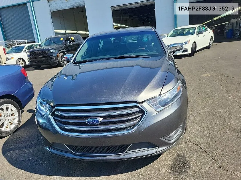 2018 Ford Taurus Limited VIN: 1FAHP2F83JG135219 Lot: 40712355