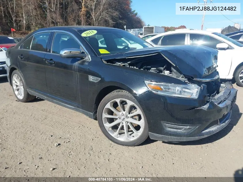 2018 Ford Taurus Limited VIN: 1FAHP2J88JG124482 Lot: 40784103