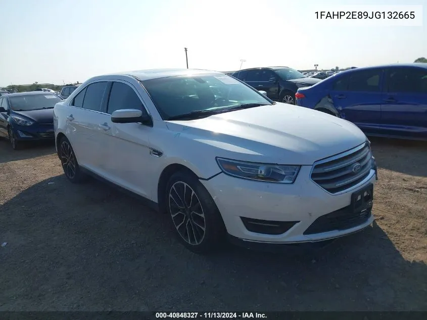 1FAHP2E89JG132665 2018 Ford Taurus Sel