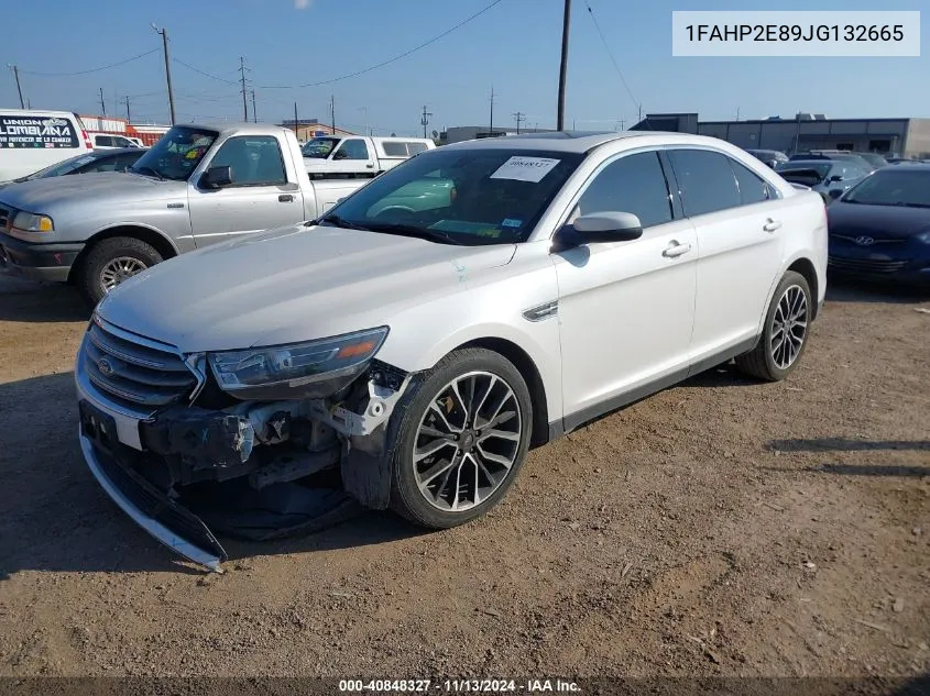 1FAHP2E89JG132665 2018 Ford Taurus Sel