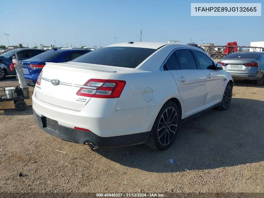 1FAHP2E89JG132665 2018 Ford Taurus Sel