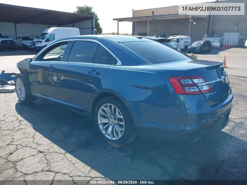 1FAHP2J89KG107773 2019 Ford Taurus Limited