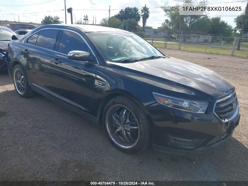 2019 Ford Taurus Limited VIN: 1FAHP2F8XKG106625 Lot: 40704479