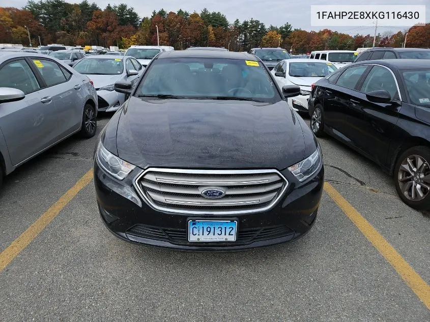 2019 Ford Taurus Sel VIN: 1FAHP2E8XKG116430 Lot: 40874607