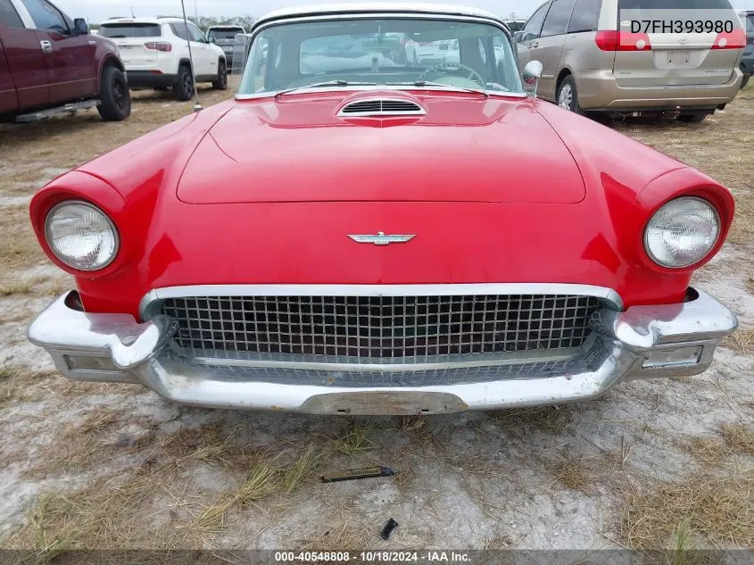 1957 Ford Thunderbird VIN: D7FH393980 Lot: 40548808