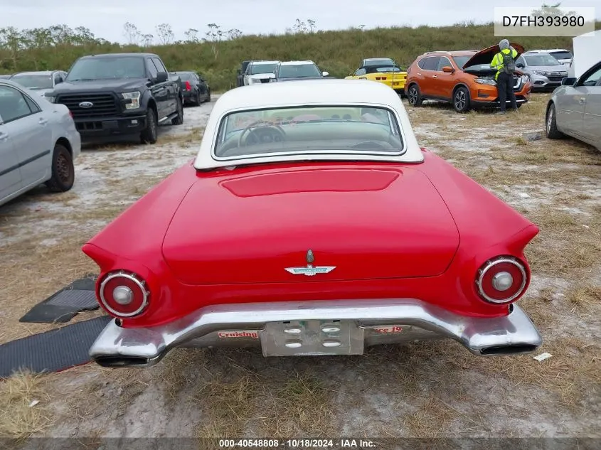 1957 Ford Thunderbird VIN: D7FH393980 Lot: 40548808