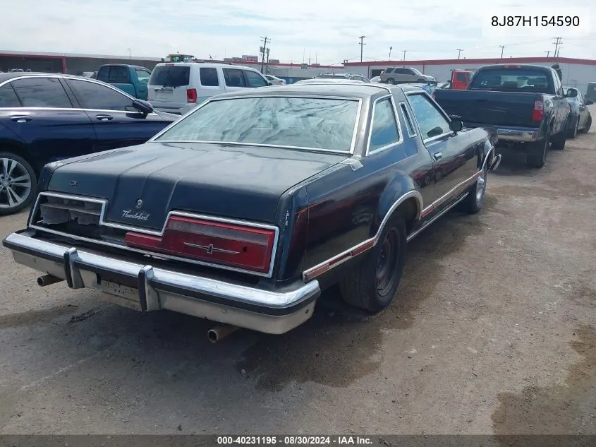 1978 Ford Thunderbird VIN: 8J87H154590 Lot: 40231195