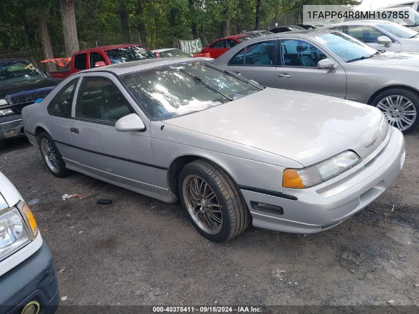 1991 Ford Thunderbird Super Coupe VIN: 1FAPP64R8MH167855 Lot: 40375411