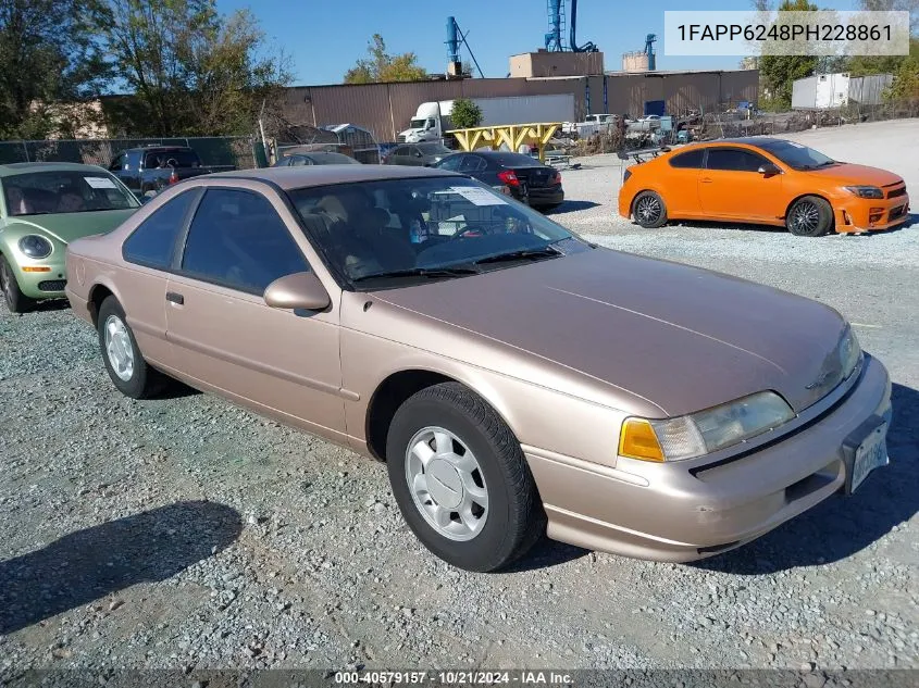 1FAPP6248PH228861 1993 Ford Thunderbird Lx