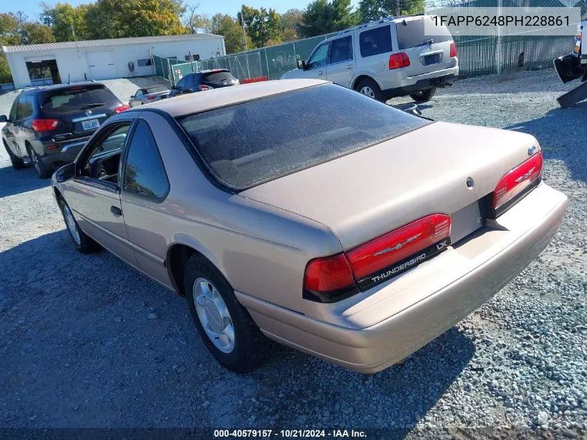 1FAPP6248PH228861 1993 Ford Thunderbird Lx