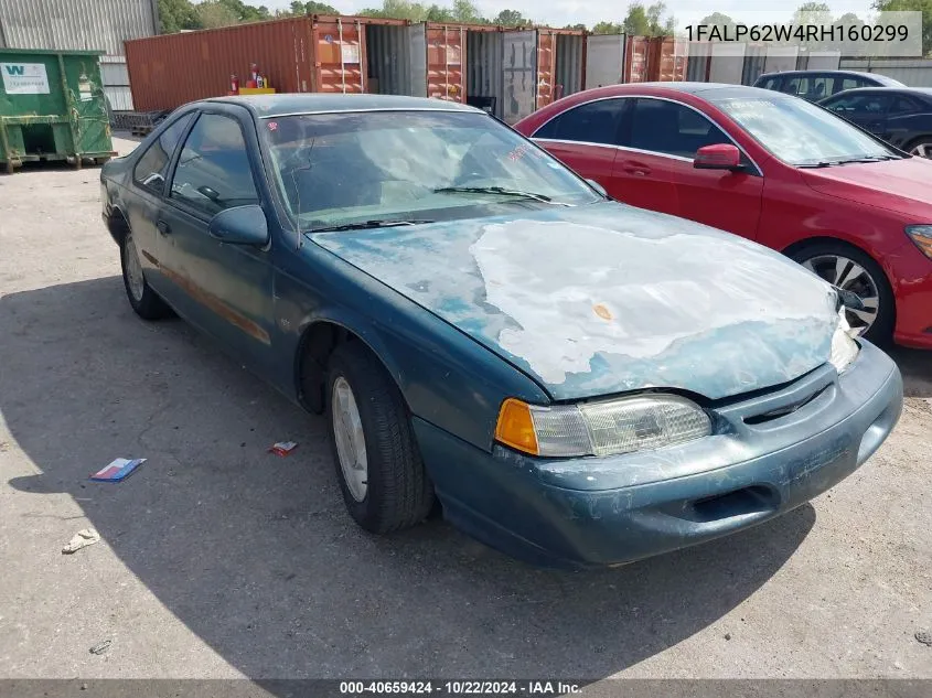 1994 Ford Thunderbird Lx VIN: 1FALP62W4RH160299 Lot: 40659424