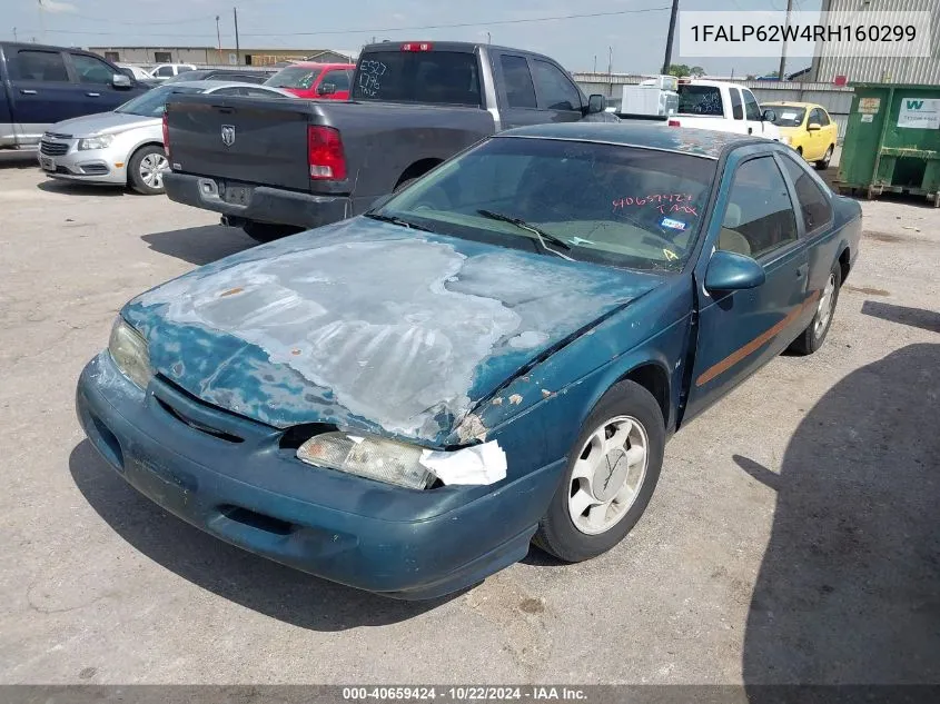 1994 Ford Thunderbird Lx VIN: 1FALP62W4RH160299 Lot: 40659424