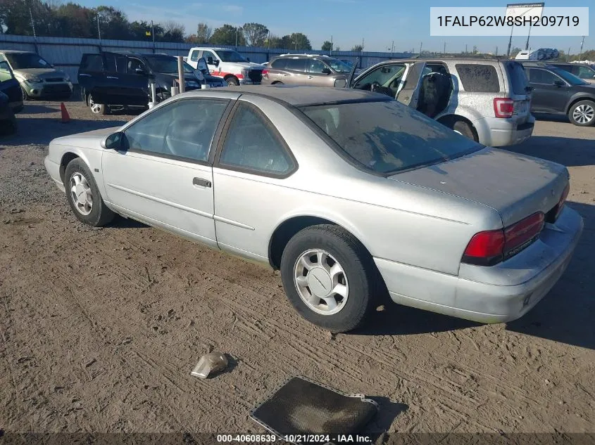 1995 Ford Thunderbird Lx VIN: 1FALP62W8SH209719 Lot: 40608639