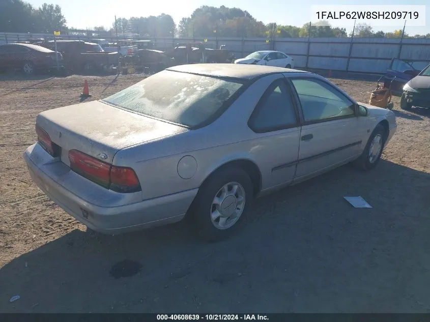 1995 Ford Thunderbird Lx VIN: 1FALP62W8SH209719 Lot: 40608639