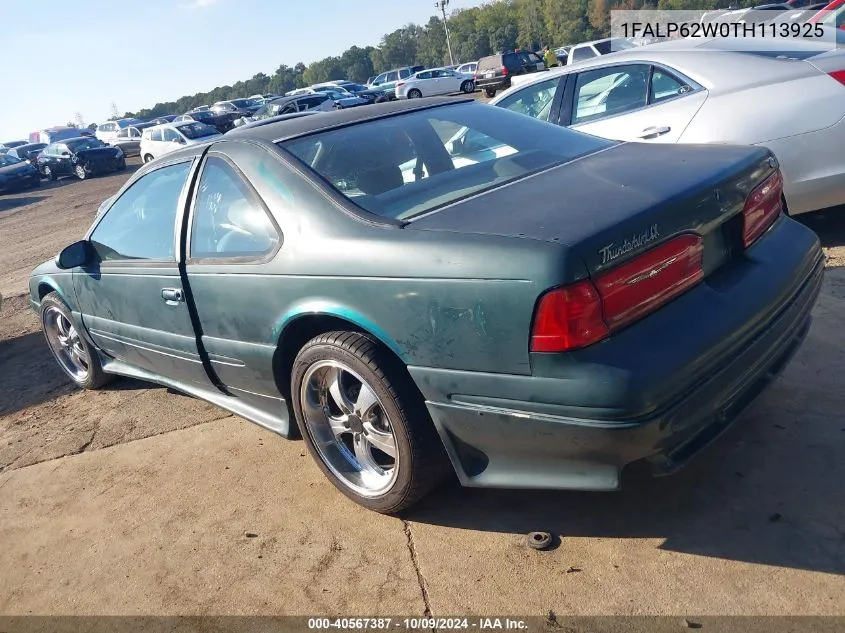 1FALP62W0TH113925 1996 Ford Thunderbird Lx