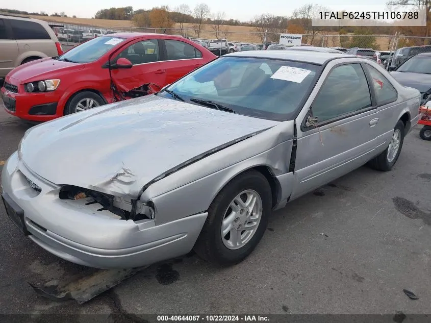 1996 Ford Thunderbird Lx VIN: 1FALP6245TH106788 Lot: 40644087