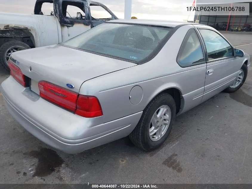 1996 Ford Thunderbird Lx VIN: 1FALP6245TH106788 Lot: 40644087