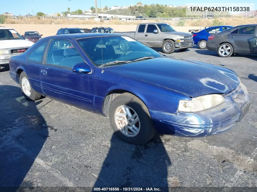 1996 Ford Thunderbird Lx VIN: 1FALP6243TH158338 Lot: 40716556