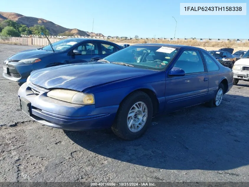 1996 Ford Thunderbird Lx VIN: 1FALP6243TH158338 Lot: 40716556