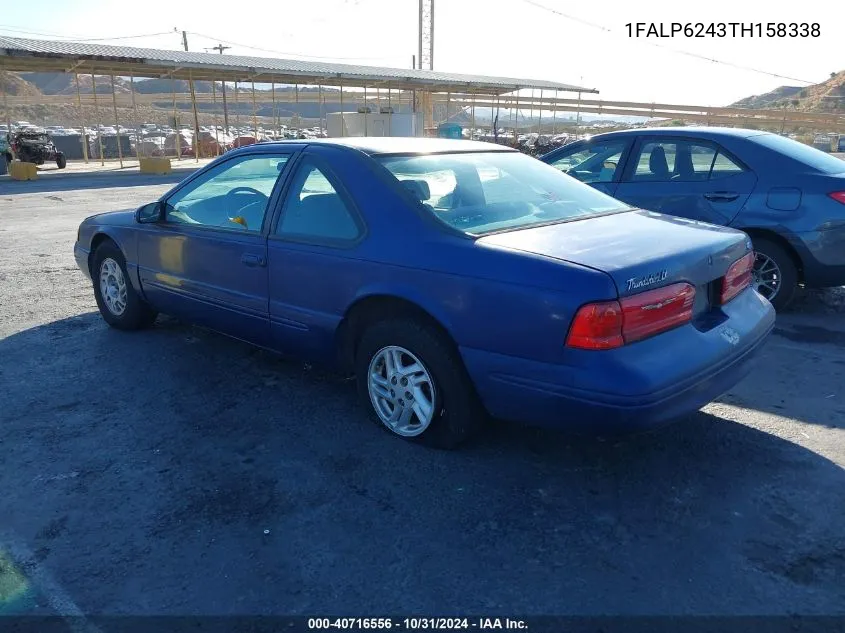 1996 Ford Thunderbird Lx VIN: 1FALP6243TH158338 Lot: 40716556